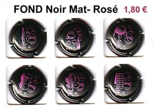 capsules de champagne génériques"Les Bulles"noir - violet métallisé 1423 à 1423e