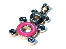 Bijou alliage argenté  pendentif ours Pierre Lang pendant
