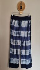 IKKS : PANTALON AMPLE TIE & DYE BLEU MARINE SUMMER 