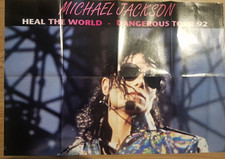 Michael Jackson  Poster Hyper Géant  1992