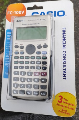 Casio 100v calculatrice - fc-100v,
