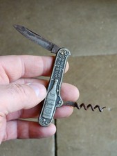  Rare Couteau Suisse Publicitaire Montibeux Orsat Martigny  Dole  Valais  KNIFE 