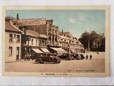 Hautmont  - La Place  . Datée de 1946 ( J. BASTIEN , Central Garage )