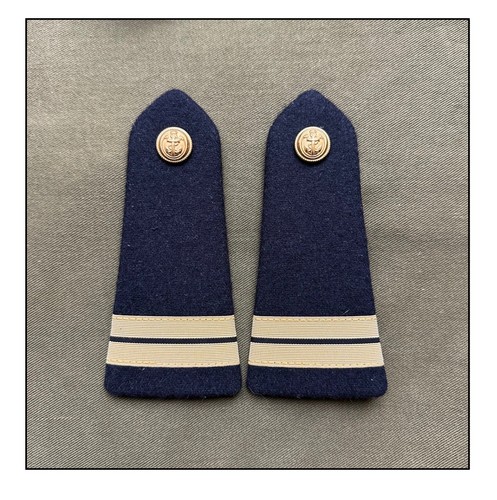 Pattes épaules veste marine - épaules,