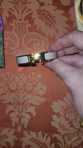 Hermes beige bracelet - hermes,
