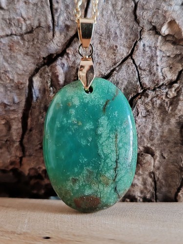 Pendentif chrysoprase - en,
