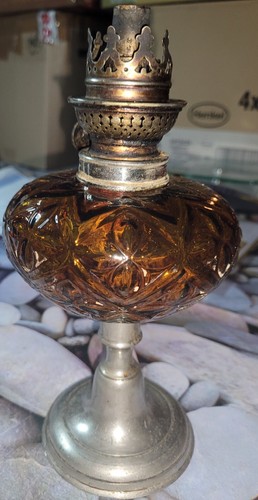 Lampe petrole globe couleur - a,