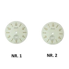 Cadran NIVADA Aquamatic original ronde gris 24,5 mm