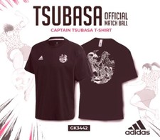 Adidas Captain TSUBASA Supercampeones T-Shirt Homme L Japon GK3442 + A4 FILE