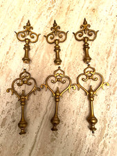 6 frontons bronze pièces de