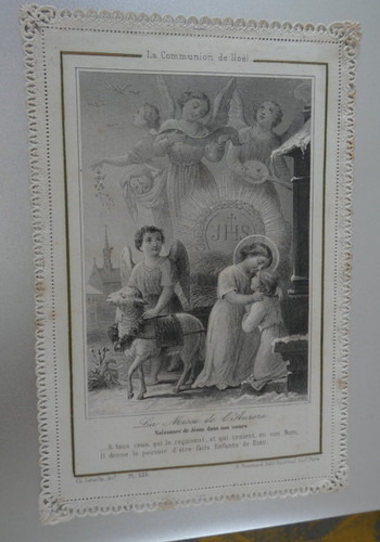 Image pieuse canivet dentelle