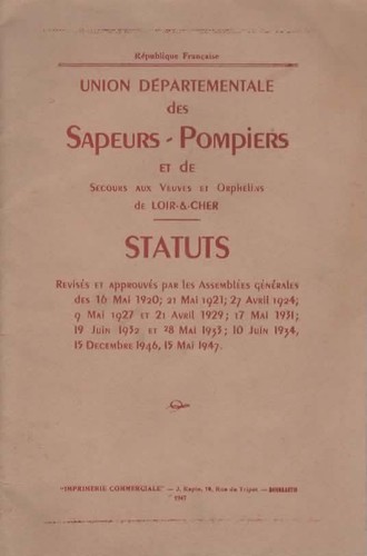 Statuts des sapeurs pompiers - statuts, sapeurs-pompiers