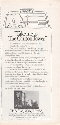 The carlton tower - the, vintage