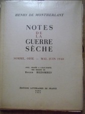 Montherlant ill. Bezombes