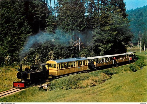 Carte postale trains le - carte,