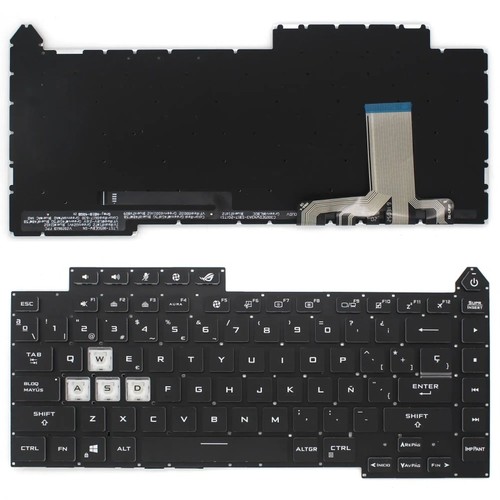 Clavier pour portable asus rog - clavier,