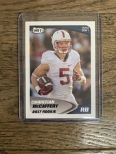 2017 Hit Premier Draft Christian McCaffrey Error Card Misspelled Name