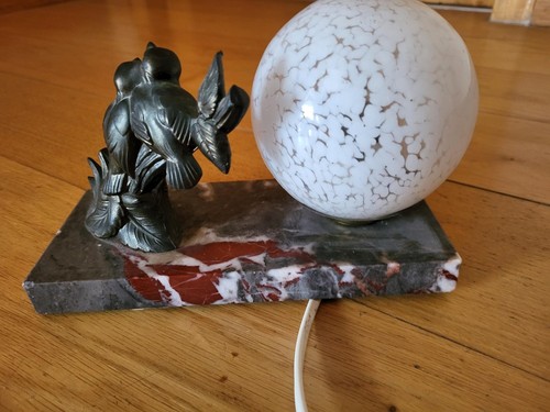 Lampe art déco sur - art, socle