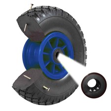 Roues de Brouettes Caoutchouc
