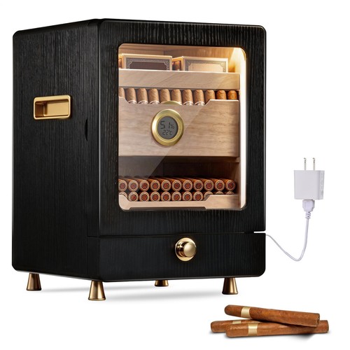 Electric cigar humidor cabinet - electric,