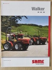 Tracteurs Same Walker Prospectus Brochure
