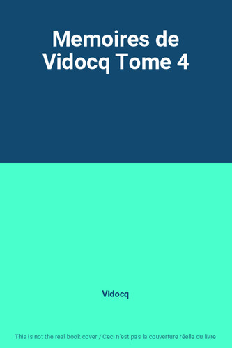 Memoires vidocq tome - vidocq,