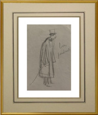 GEORGES GOURSAT dit SEM (1863-1934) DESSIN ORIGINAL SCENE ANIMEE 1920 (1038)