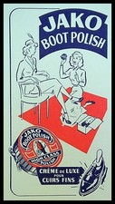 Buvard Publicitaire, JAKO BOOT POLISH - Crème de luxe pour cuirs fins