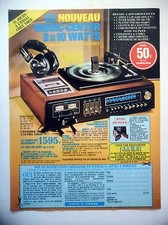 PUBLICITE-ADVERTISING :  MUSIC CENTER Stereo  1977 Ampli,Tuner,Platine…