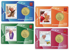 Stamp and Coin Card Vatican