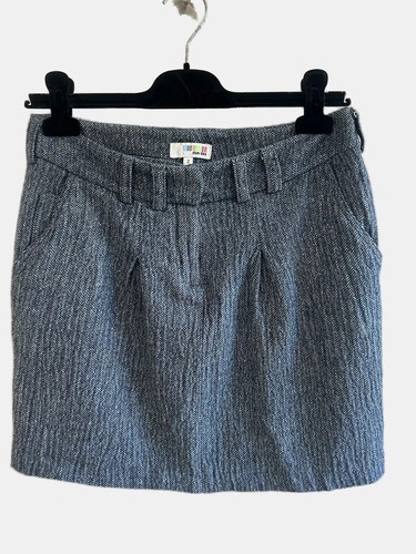 Jupe mini gris très - gris,