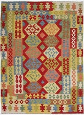 Tapis Kelim Ancien Tissé À La Main 245 X 180 CM Nouvelle Marchandise N° : 1661