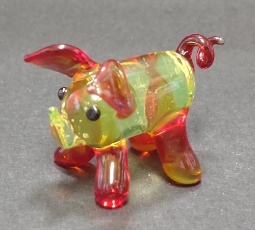 Figurine cochon verre - cochon,
