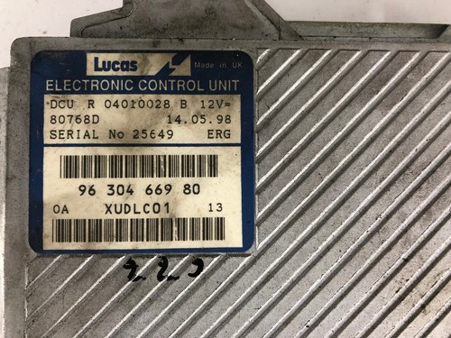 Calculateur lucas peugeot - calculateur,