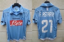 Maillot NAPLES NAPOLI DIADORA maglia calcio 2009 ASTARITA n°21 shirt trikot XS