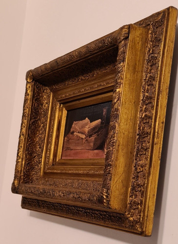 Tableau cadre doré ancien - doré,
