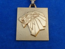 RARE ++ TOP ++ PORTE-CLES DUSEAUX Key ring - PEUGEOT - LOGO  1960 - LION