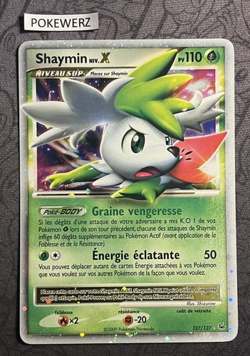 Carte pokémon shaymin - pokémon, niv