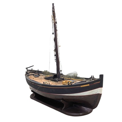 Maquette bateau barque - maquette,
