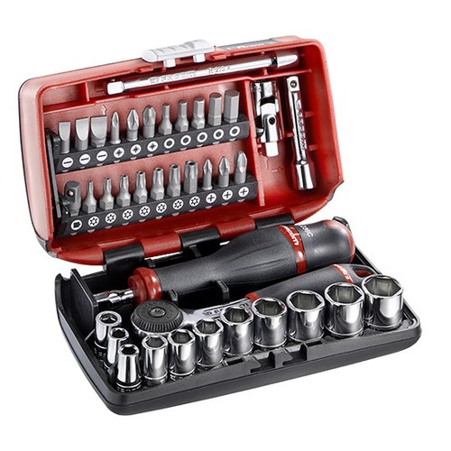 Coffret cliquet - , 1/4''