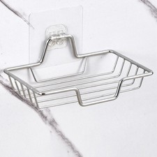 Porte-savon mural en acier inoxydable pour rangement organisé salle de bain