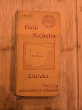Guide Michelin Espagne 1913