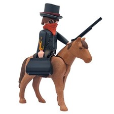 Playmobil jean veste noire