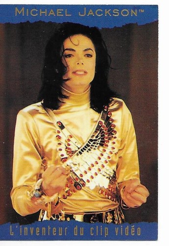 Carte panini michael jackson - carte,
