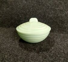 Joli Sucrier art déco vert