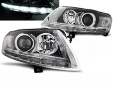 Paire de feux phares Audi A6 C6 04-08 xenon Daylight DRL led chrome
