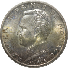 Monaco - Rainier III, 5 Francs