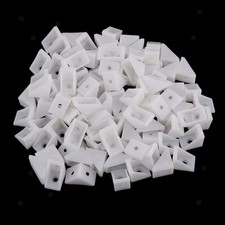 100Pc Blanc L forme Accoudoirs