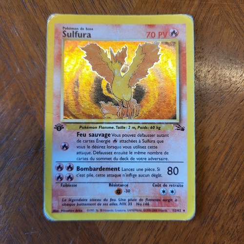 Carte pokémon holo sulfura - holo,
