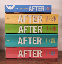 AFTER - Anna Todd - Saison 1 2 3 4 5 Lot de 5 livres (grand format et 1 poche)